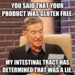Gluten free maury